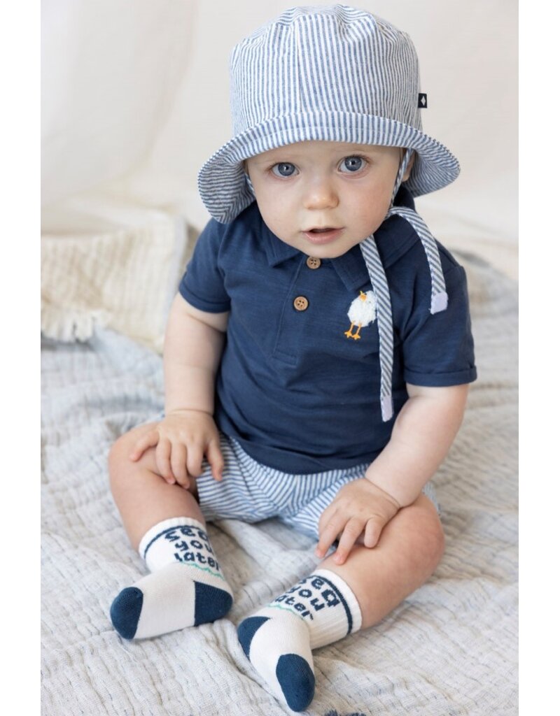 Feetje Polo  Indigo- Seaside Happiness