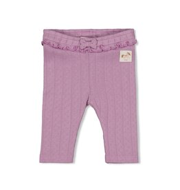 Feetje Legging pointelle rib Violet - Flower Ranch