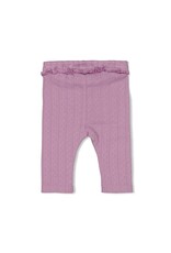 Feetje Legging pointelle rib Violet - Flower Ranch