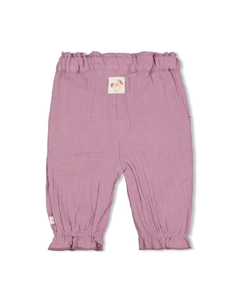 Feetje Broek mousseline Violet - Flower Ranch