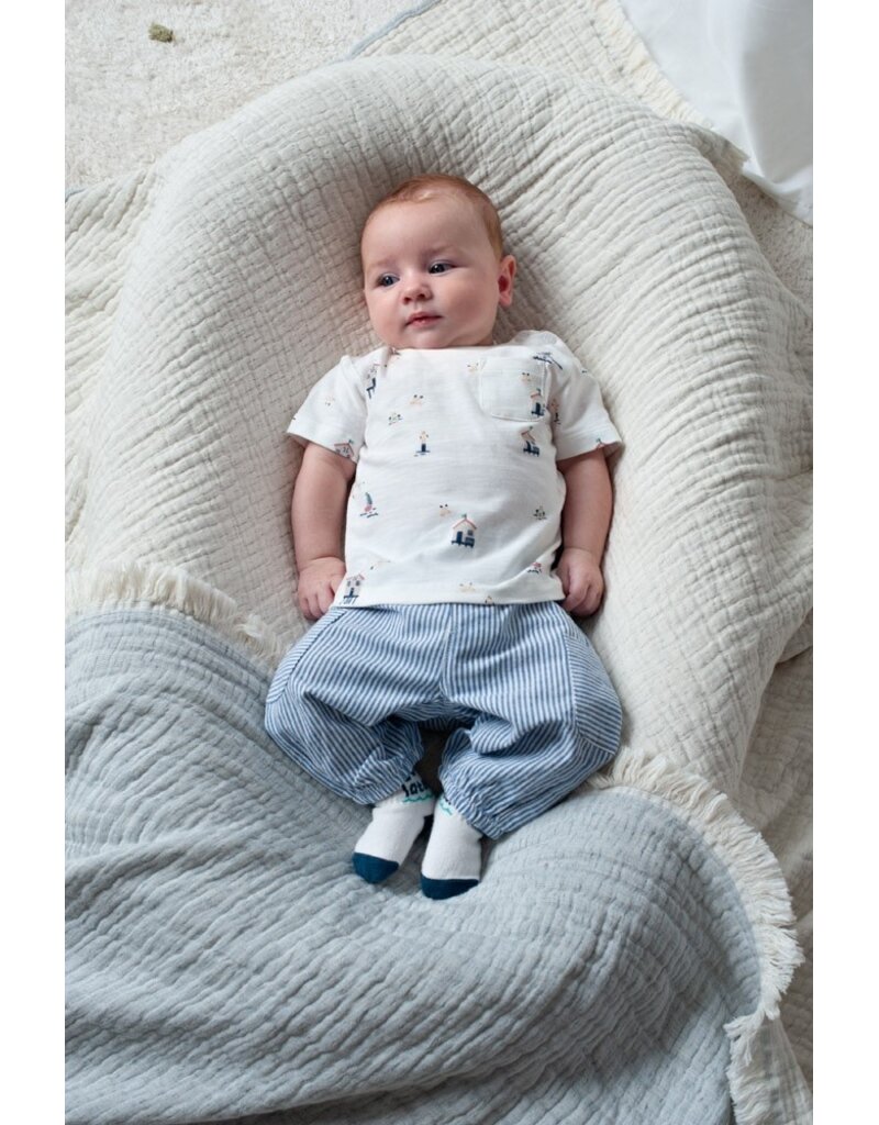 Feetje Broek streep chambray - Seaside Happiness