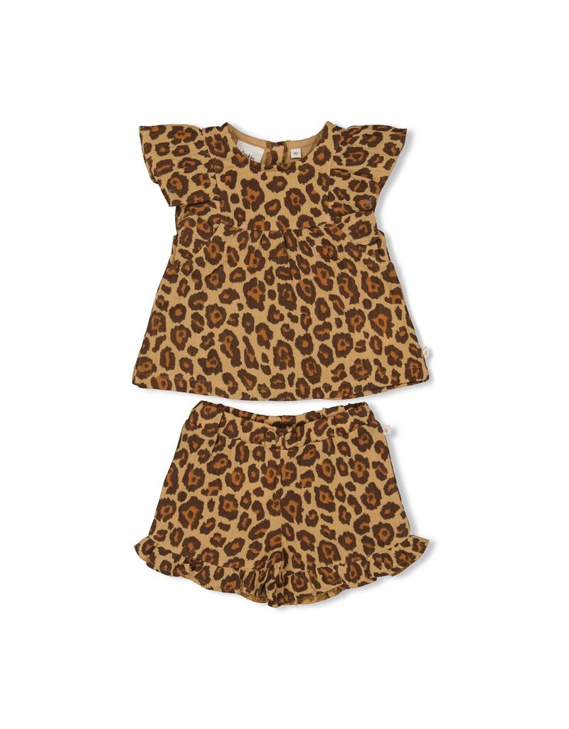 Feetje Top + short mousseline AOP - Summer Woven