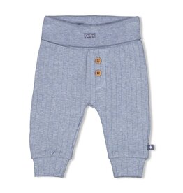Feetje Broek rib Blauw Melange - Blue Ocean