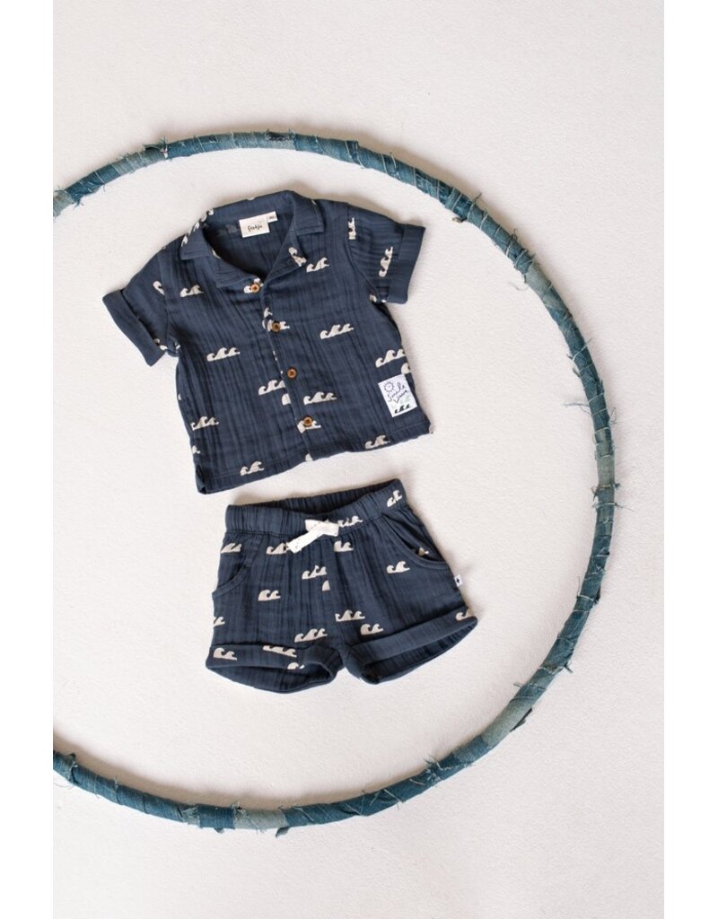 Feetje Short mousseline AOP - Summer Woven