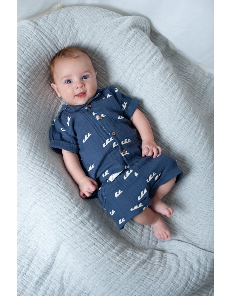 Feetje Short mousseline AOP - Summer Woven