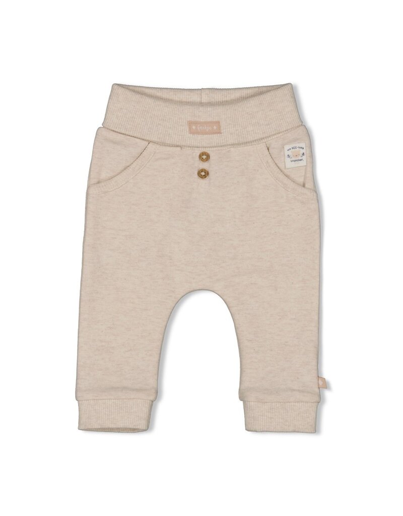 Feetje Broek  Offwhite Melange- Honey Bear