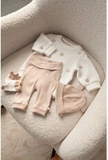 Feetje Broek rib Zand - Honey Bear
