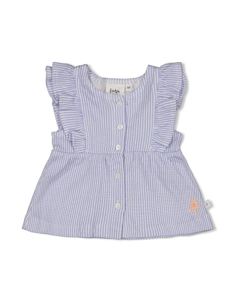 Feetje Top streep crinkle Lavendel- Sea La Vie