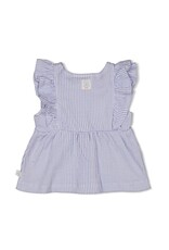 Feetje Top streep crinkle Lavendel- Sea La Vie