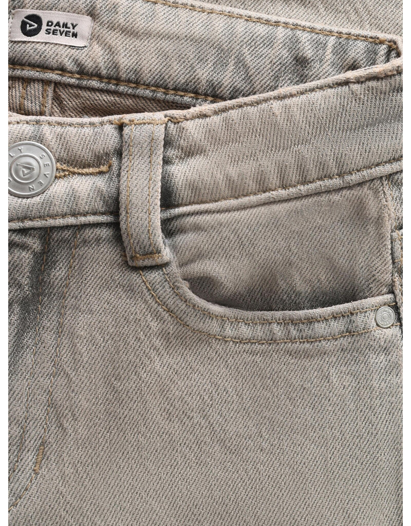 Daily Seven Denim Wide Fit Used Grey Denim
