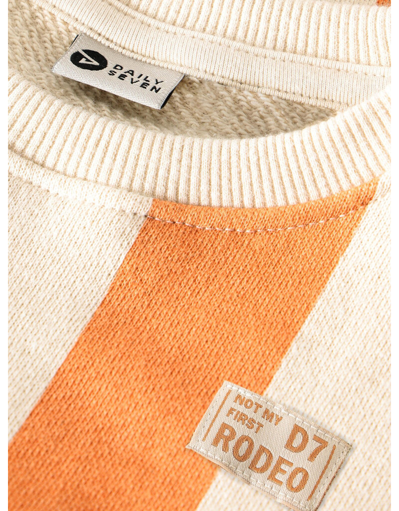 Daily Seven T-shirt Big Stripe Sandstone