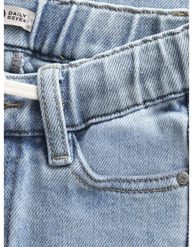 Daily Seven Denim Straight Fit Light Blue Denim