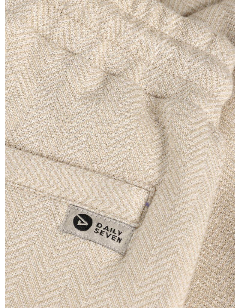 Daily Seven Herringbone Pants Latte Sand