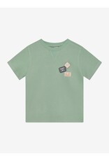Daily Seven T-shirt Basic Badge Green Milieu