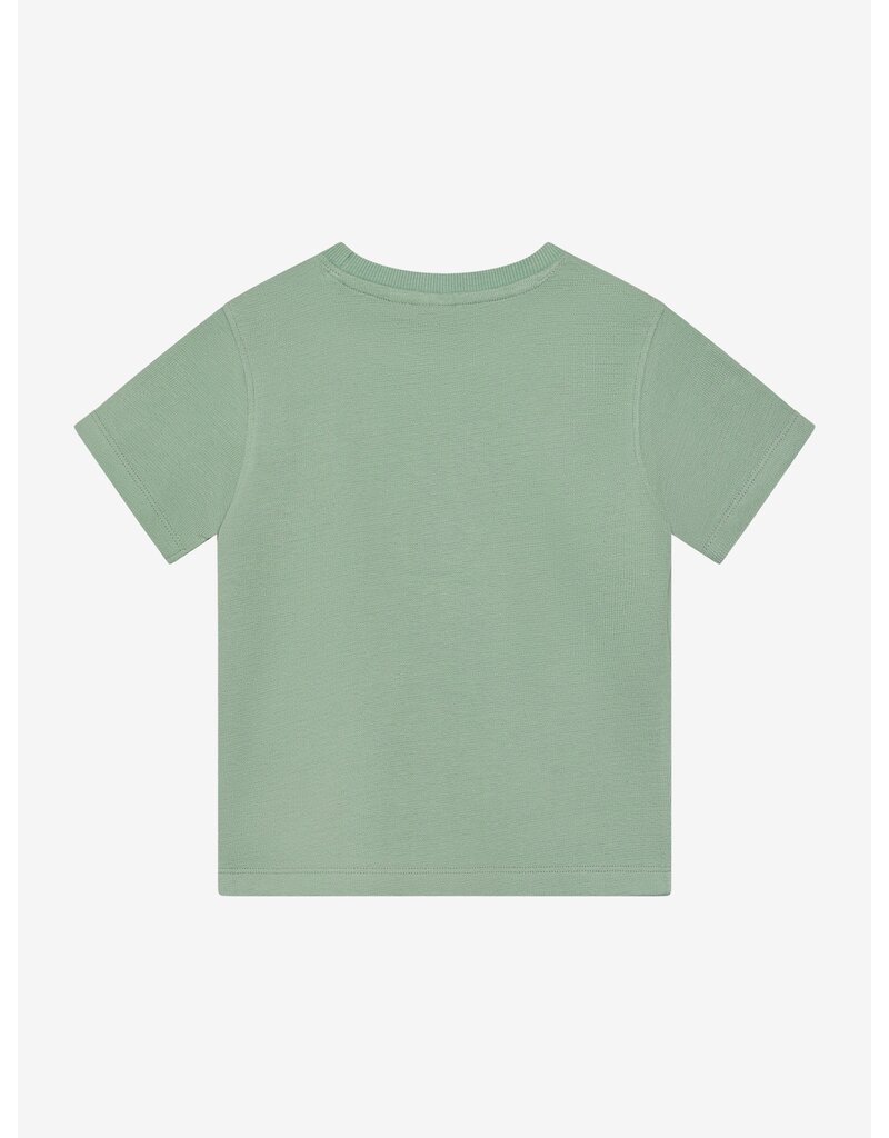 Daily Seven T-shirt Basic Badge Green Milieu