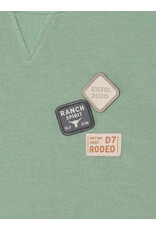 Daily Seven T-shirt Basic Badge Green Milieu