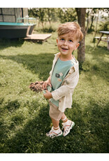 Daily Seven T-shirt Basic Badge Green Milieu