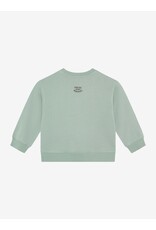 Daily Seven Oversized Sweater Print Green Milieu