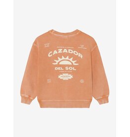 Daily Seven Oversized Sweater Backprint Sandstone