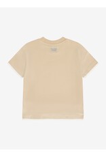 Daily Seven Oversized T-shirt Artwork Latte Sand