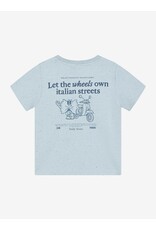 Daily Seven T-shirt Nappy Backprint Celestial Blue