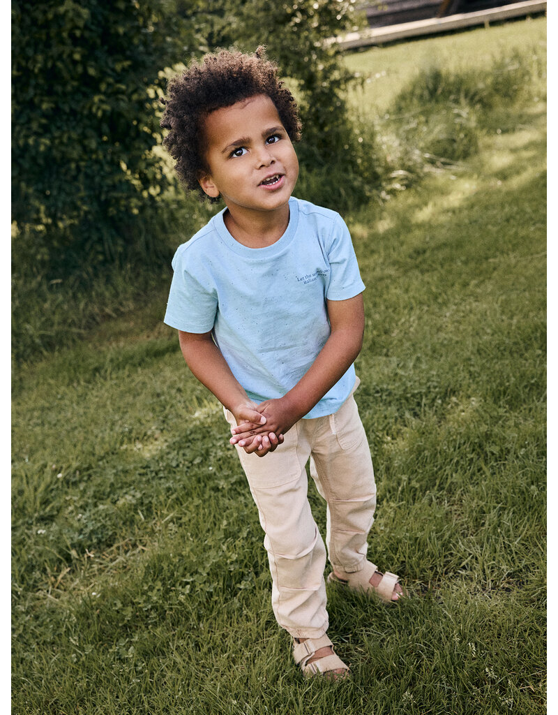 Daily Seven T-shirt Nappy Backprint Celestial Blue