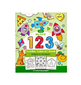 ooly Toddler Coloring Book – 123 Shapes & Numbers