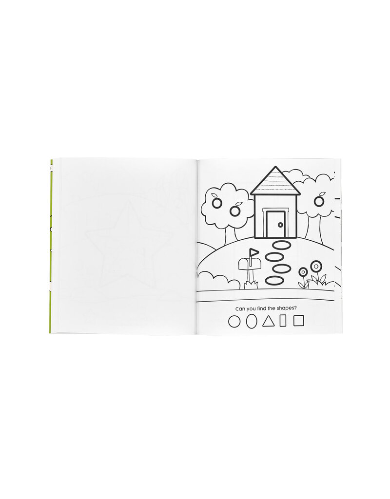 ooly Toddler Coloring Book – 123 Shapes & Numbers