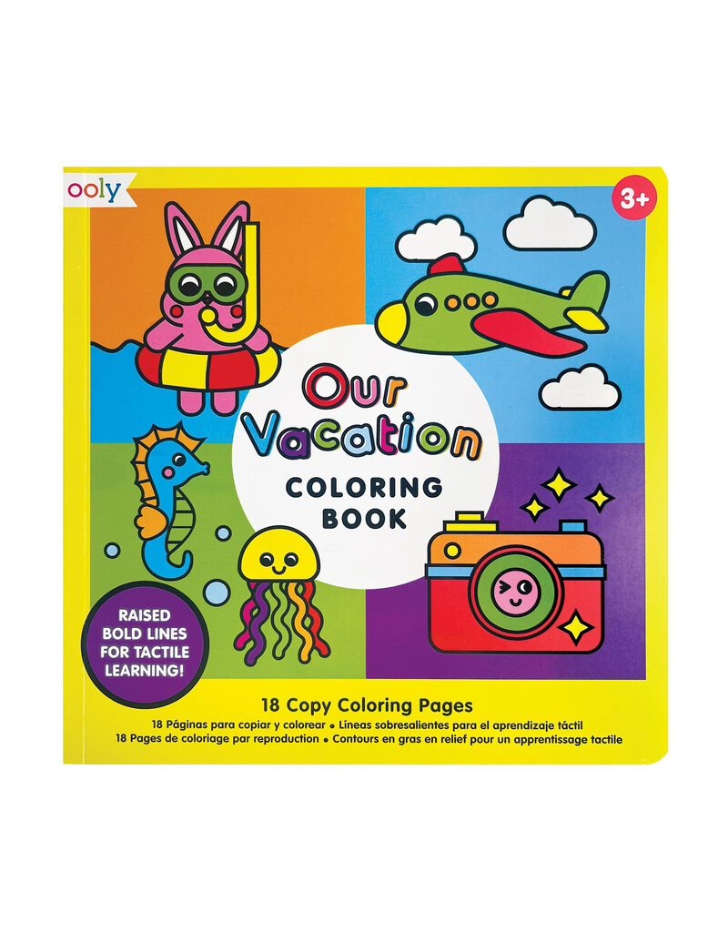 ooly Our Vacation Copy Coloring Book