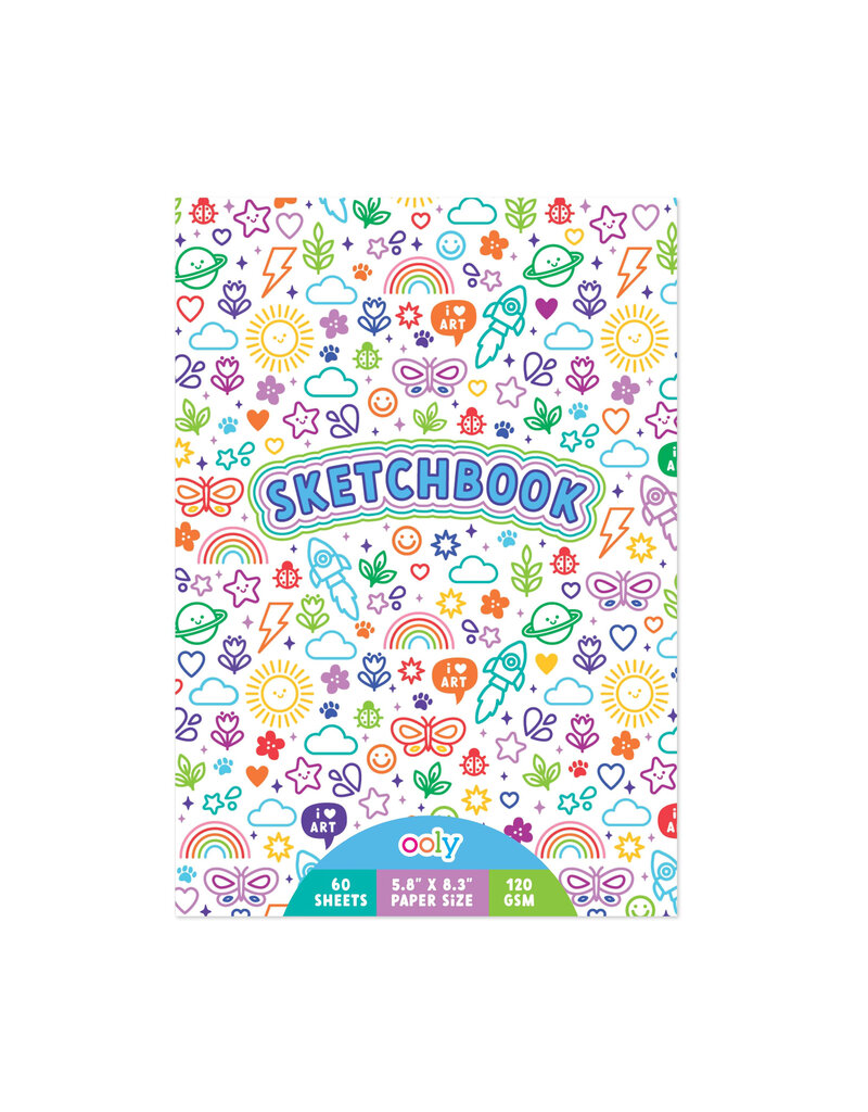 ooly Colorful Doodles Sketchbook