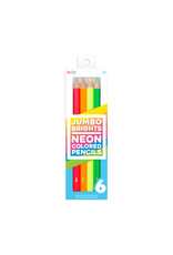 ooly Jumbo Brights Neon Colored Pencils