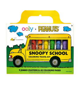 ooly OOLY x Peanuts: Snoopy School Coloring Travel Kit