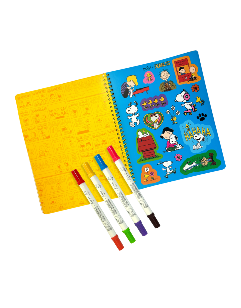 ooly OOLY x Peanuts: Snoopy Activity Travel Kit with Double Ended Markers