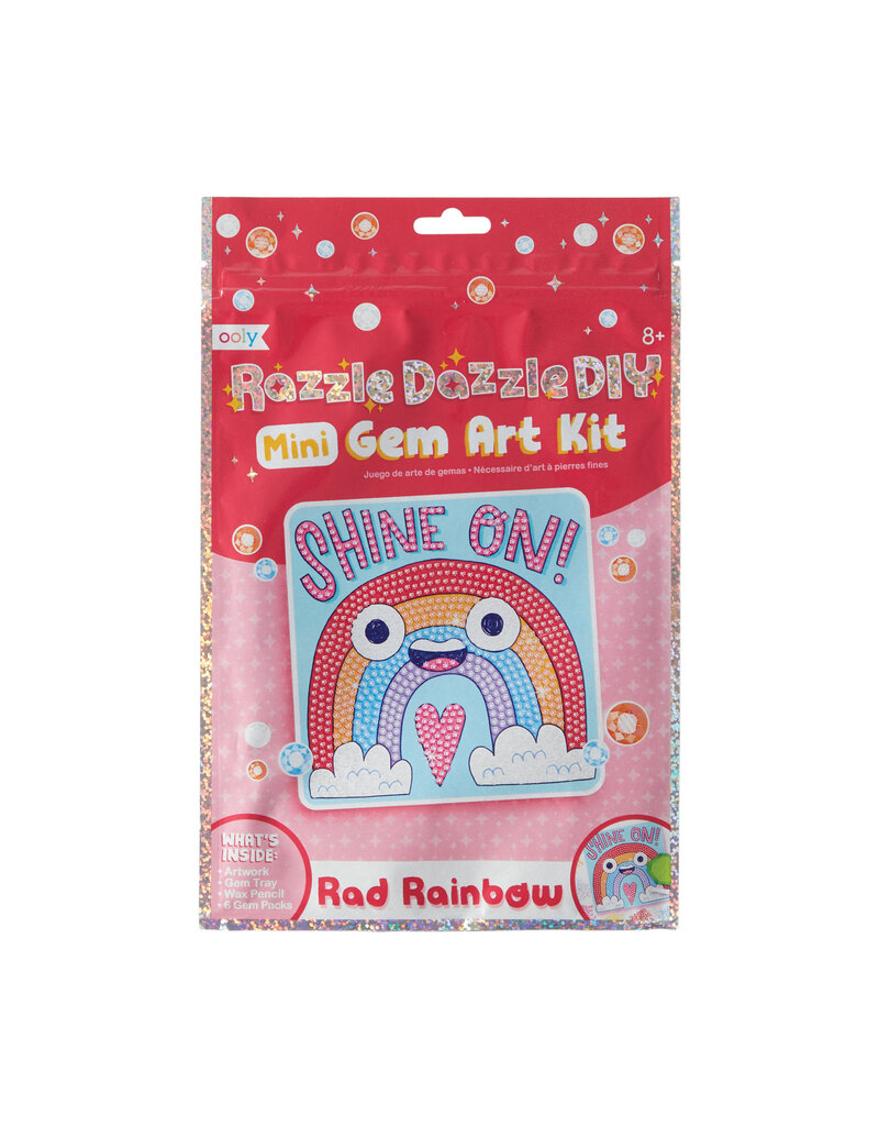 ooly Razzle Dazzle Mini Gem Art Kit – Rad Rainbow