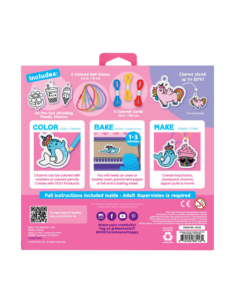 ooly Shrink-Its! D.I.Y. Shrink Art Kit – Cute Crew