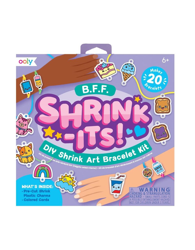 ooly Shrink-Its! D.I.Y. Shrink Art Bracelets Kit – B.F.F.