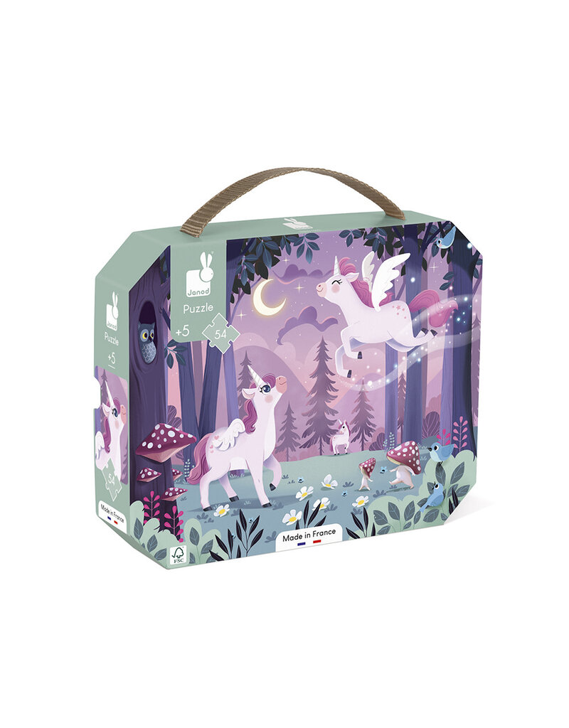 Janod Puzzel – Eenhoorns 54 stukjes