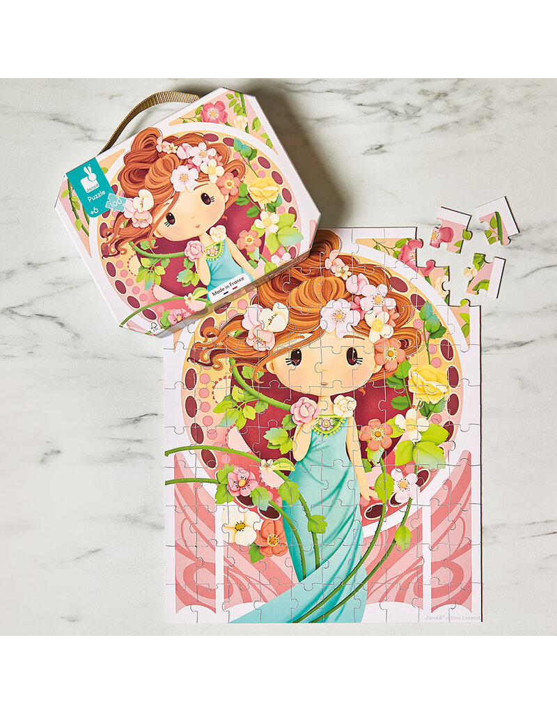 Janod Puzzel – Geinspireerd door Mucha 100 stukjes