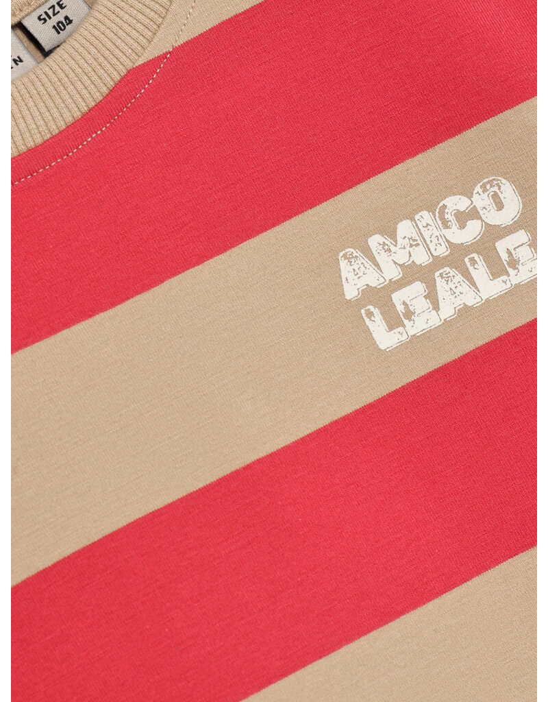 Daily Seven T-shirt Big Stripe Chrysanthemum