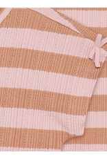 Daily Seven T-shirt Fancy Stripe Silver Pink