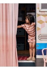 Daily Seven T-shirt Fancy Stripe Silver Pink