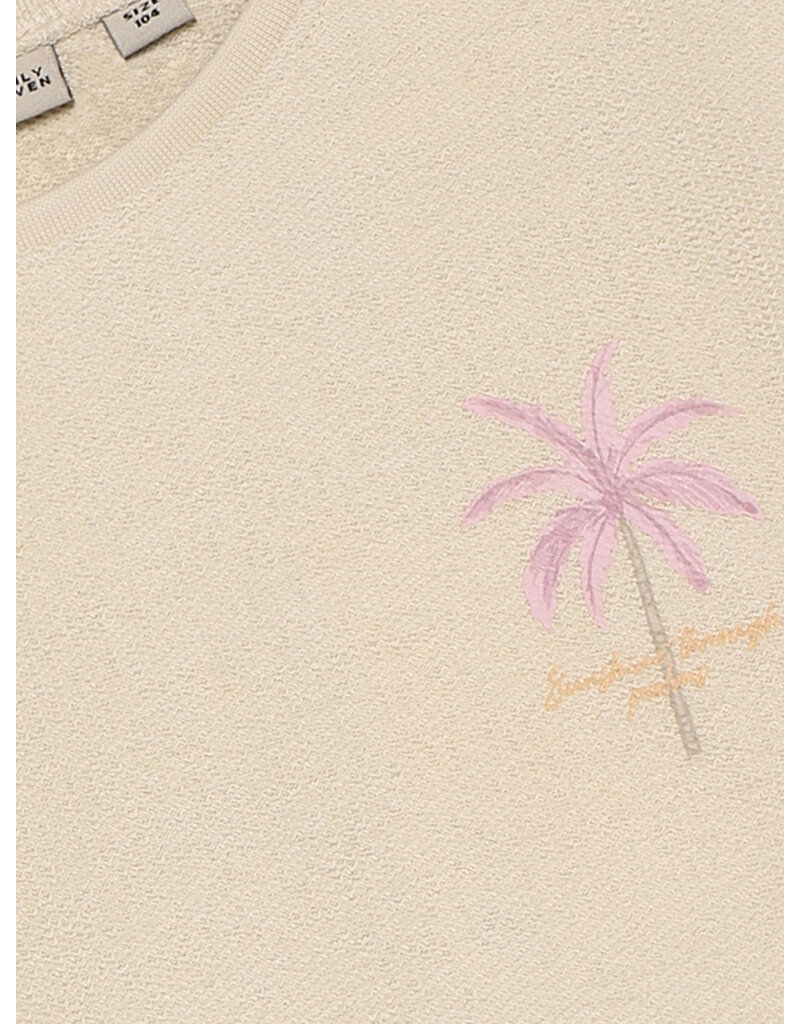 Daily Seven T-shirt Backprint Sandshell