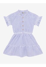 Daily Seven Dress Stripe Ruffle Lolite