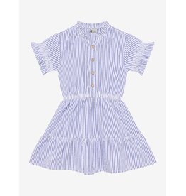 Daily Seven Dress Stripe Ruffle Lolite
