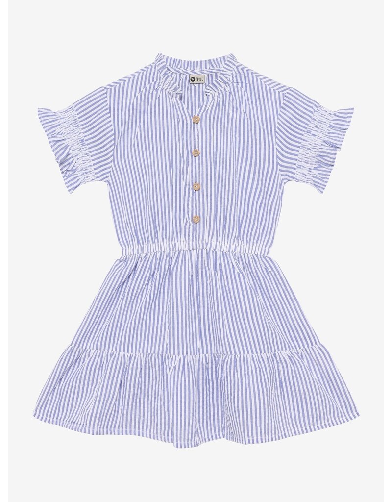 Daily Seven Dress Stripe Ruffle Lolite