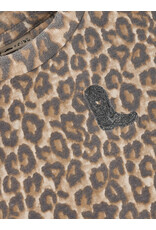 Daily Seven T-shirt Dress Allover Print Sandshell