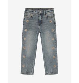 Daily Seven Denim Mom Fit Embroidery Used Medium Denim
