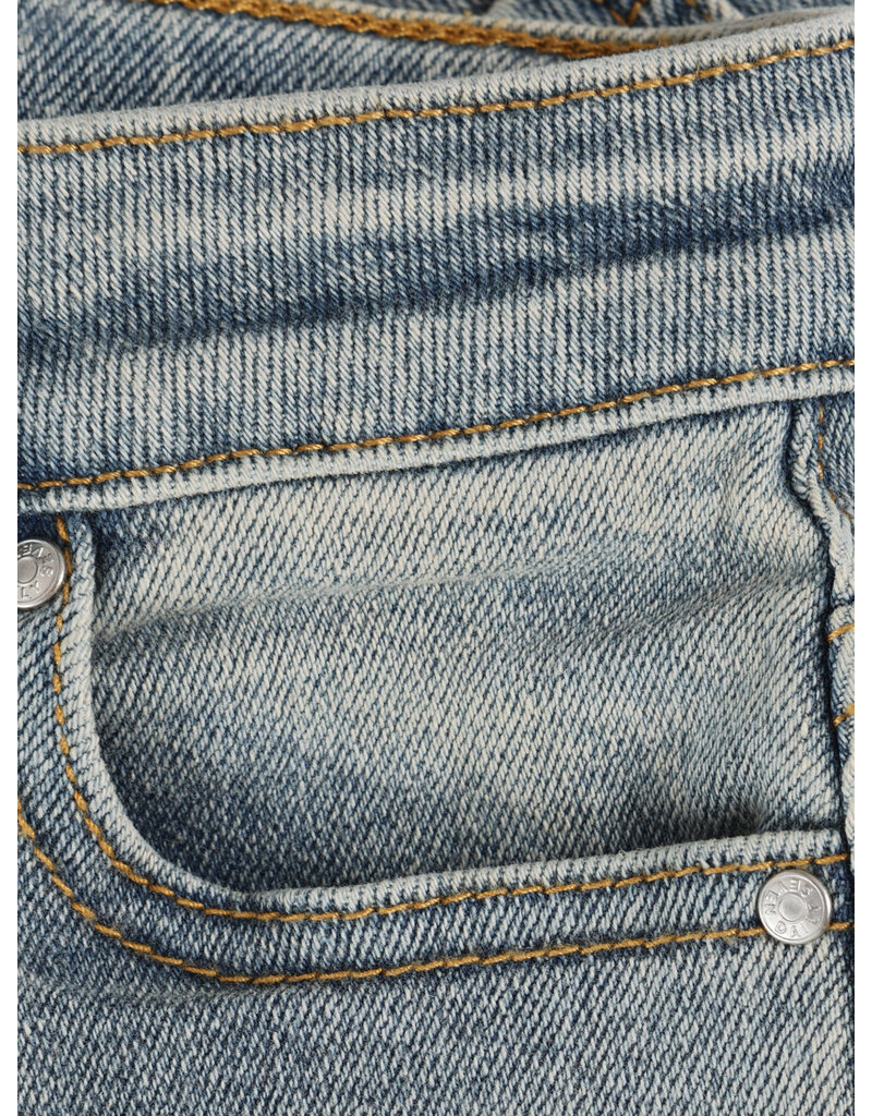 Daily Seven Denim Mom Fit Embroidery Used Medium Denim