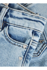 Daily Seven Denim Wide Fit Studs Blue Denim