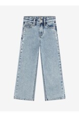 Daily Seven Denim Wide Fit Studs Blue Denim